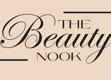 The Beauty Nook logo at Church Crookham, England, GB, featuring stylish script font.