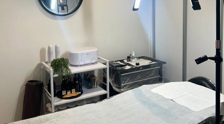 A clean treatment room at Forever Grace Cosmetic Studio, Pegasus, Canterbury Region, NZ.