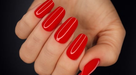 Vibrant red nails at NAILS STUDIO BY JUSTE ZUTAUTIENE, Vestby, Akershus, NO, showcasing perfect manicure.