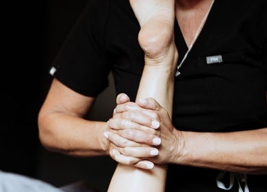 Reflexology treatment at The Holistic Approach and Retreats, Ipswich, England, GB.