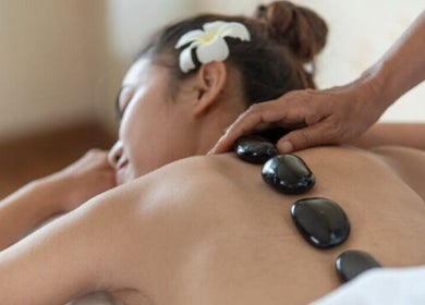 Hot stone massage at Tranquility Touch, Hamilton, Scotland, GB offers relaxation and wellness.
