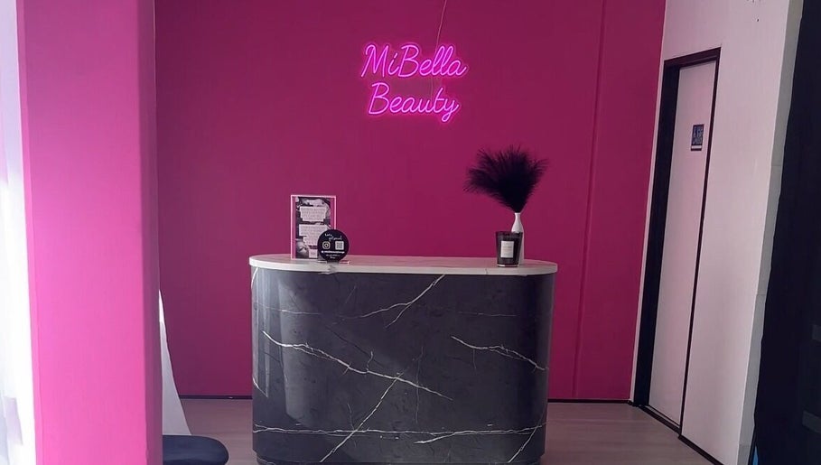 Reception area of Skin Transformation Studio inside MiBella Beauty, Northbridge, Western Australia, AU.