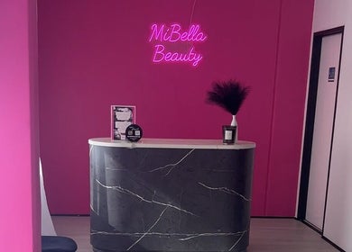 Reception area of Skin Transformation Studio inside MiBella Beauty, Northbridge, Western Australia, AU.