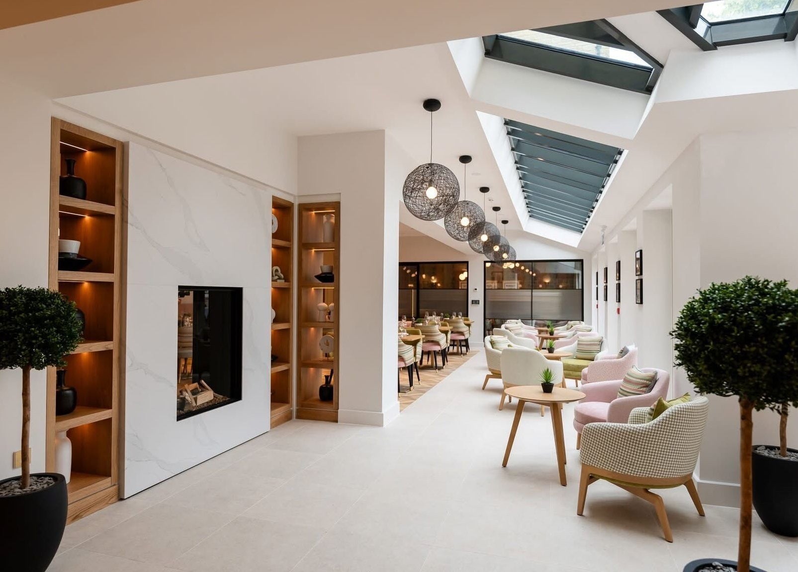 Stylish lounge area at Reflex Harmony in Cirencester, England, GB with modern decor and cozy seating.