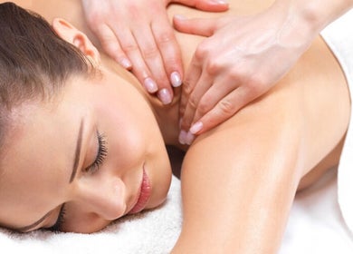 Massage session at Thai Wellness Room Inverness in Scotland, GB, offering serene relaxation and expert care.
