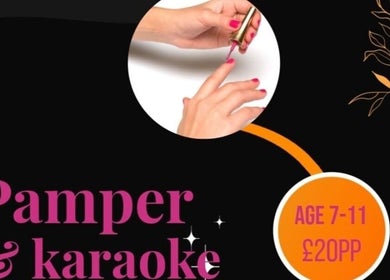 Pamper and karaoke event for ages 7-11 at Lexinaes, Bedwas, Wales, GB. Perfect for a fun, creative experience.