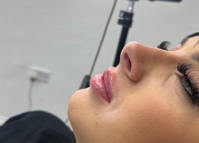 Close-up of a beauty treatment at Eilise Jane Aesthetics, Southampton, England, GB showcasing detailed lash work.