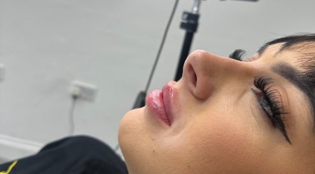 Close-up of a beauty treatment at Eilise Jane Aesthetics, Southampton, England, GB showcasing detailed lash work.