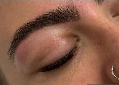 Expertly shaped brows at LT Hair And Beauty in Bideford, England, GB deliver a polished, natural look.