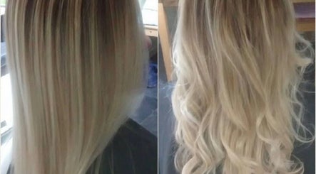 Before and after hair transformation at Natalia’s Hairistry, Frampton Cotterell, England, GB.