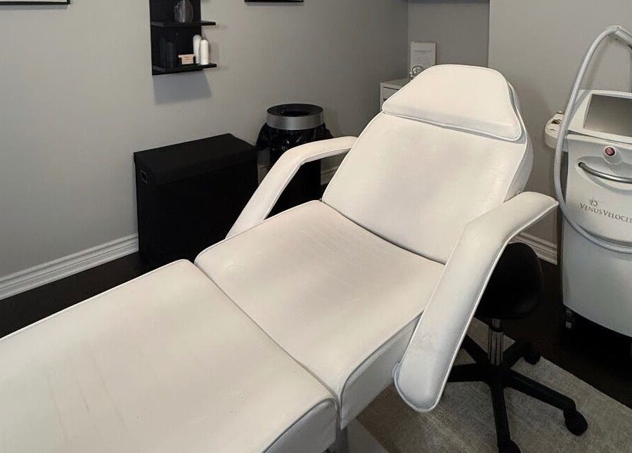 Spa treatments at RayanBeautyy - Ottawa, featuring a modern treatment chair and equipment in Ottawa, Ontario, CA.