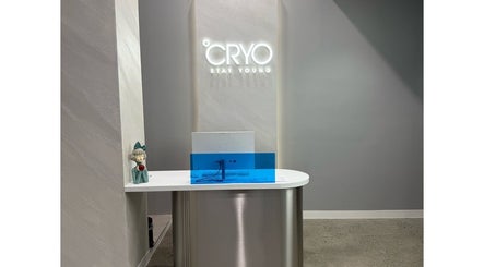 Reception area of Cryo Stay Young Eastland in Melbourne, Victoria, AU with modern design and art decor.