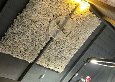 Luxurious wall decor at lashesbylucex_ in Owlsmoor, England, GB highlighting intricate beauty design.