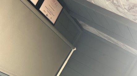 Aesthetic certificate wall at lashesbylucex_ in Owlsmoor, England, GB.