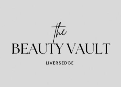 Elegant logo of The Beauty Vault in Liversedge, England, GB. Simple and stylish design.