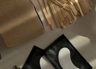 Waxing tools and eye masks at LIVLUX bar - LONDON,ON, London, Ontario, CA for premium beauty care.