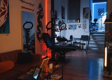 Innenansicht von Vean TATTOO Hannover, moderne Einrichtung in Hannover, Niedersachsen, DE.