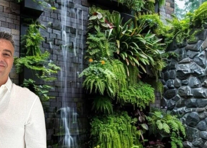 Mur végétal apaisant chez SGA Hypnothérapie, Tonneins, Nouvelle-aquitaine, FR.