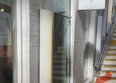 Entrance to House of Refine, Nottingham, England, GB showcasing the welcoming exterior.