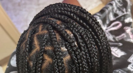 Intricate braids styled at SlayedbyGracy in Wahiawa, Hawaii, US, showcasing expert hair artistry.