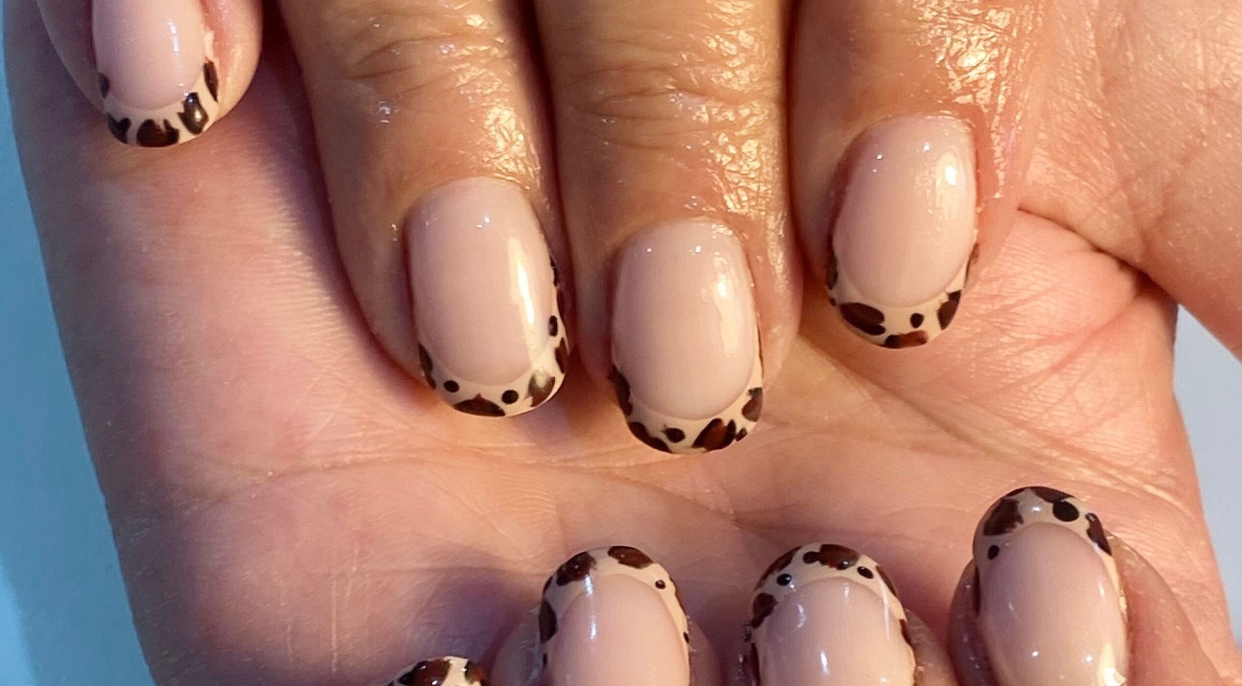 Stylish leopard print nail art by Nails By Ava in Bridgwater, England, GB. Perfect for chic, modern styles.