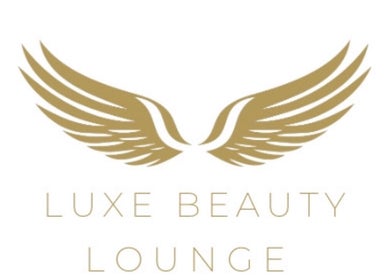 Golden wing logo of Luxe Beauty Lounge in Coventry, England, GB.