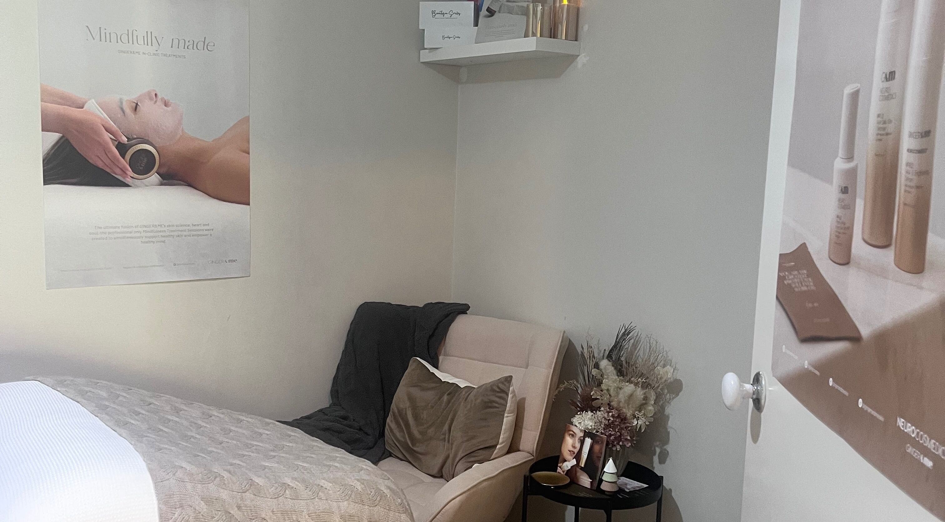 Cozy treatment area at Beautique Smiles in Dunlop, Australian Capital Territory, AU, with relaxing decor.