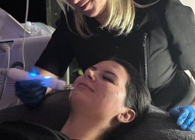 Facial treatment at Amorè beauty in Baldock, England, GB. Relax and rejuvenate with expert care.