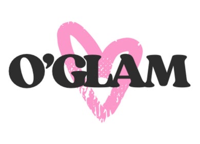 Logo de O’Glam à Servas, Auvergne-Rhône-Alpes, avec un cœur rose.