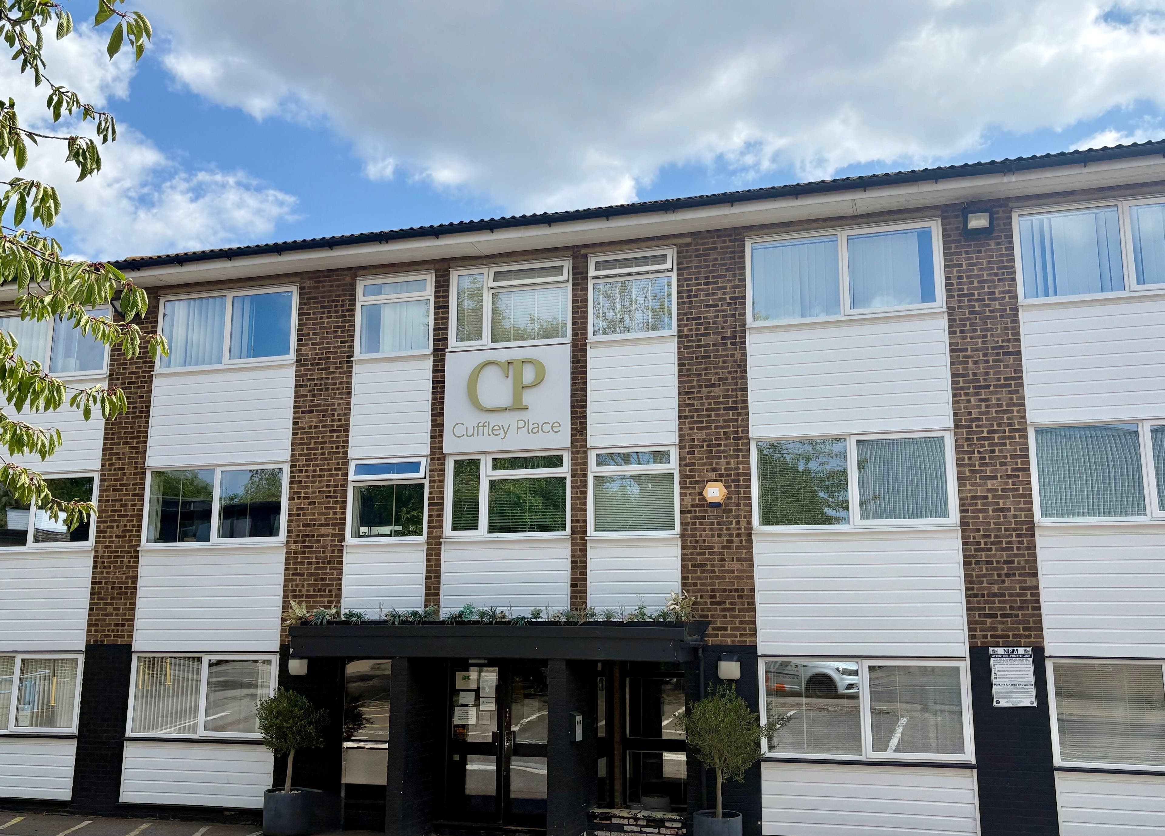 Exterior of Daniva Wellness at Cuffley Place, Cuffley, GB, showcasing a welcoming facade.