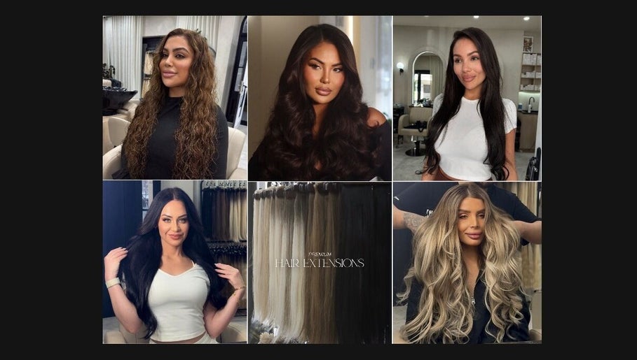 Diverse hairstyles at Maryané Beauté in Darlinghurst, New South Wales, AU showcasing elegant hair extensions.