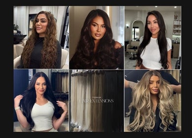 Diverse hairstyles at Maryané Beauté in Darlinghurst, New South Wales, AU showcasing elegant hair extensions.
