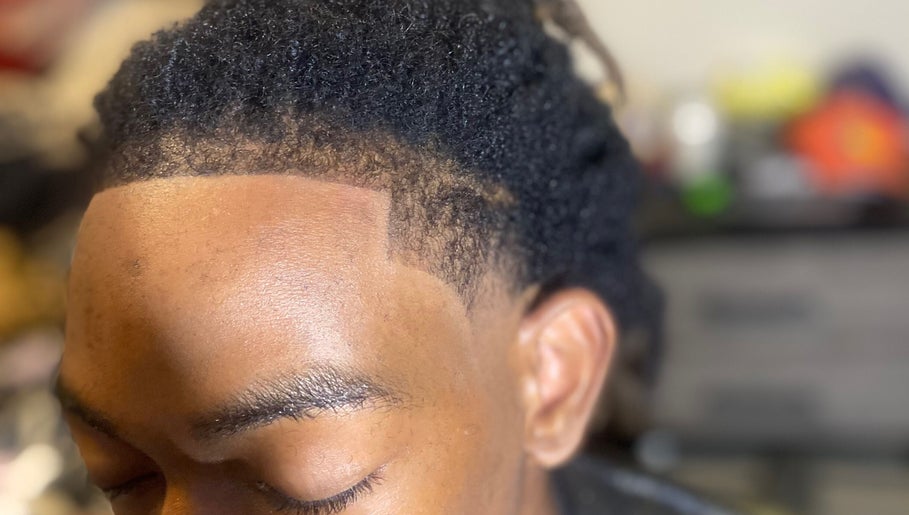 Close-up of expertly styled haircut at C3Cutz, Greenville, Alabama, US.