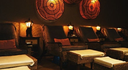 Cozy relaxation chairs at Aromatherapy Wellness Centre, George Town, Penang, MY.