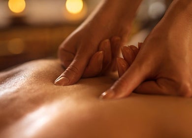 Relaxing massage at Main Avenue Spa - Home Service, Abu Dhabi, AE, promoting wellness and relaxation.