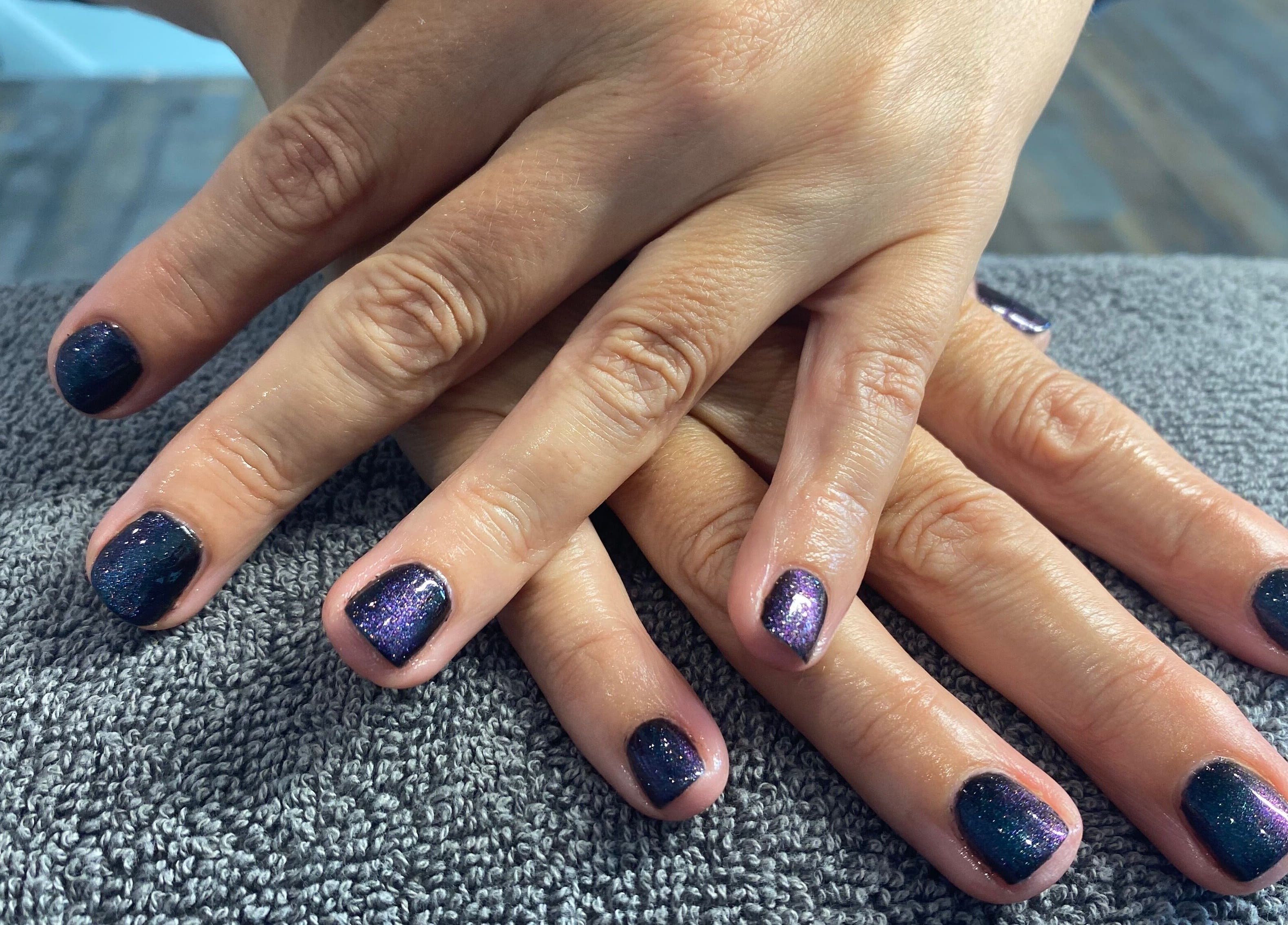 Chic nail design at Pure Serenity By Hope, Norwich, England, GB.