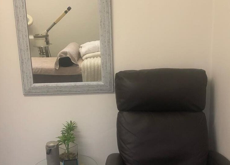 Relaxing chair and decor at Vuyo's Sanctuary, Sandton, Gauteng, ZA offering a serene wellness experience.