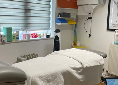 Tranquil massage room at Vofitnesss - Personal Training & Sports Massage, London, England, GB.