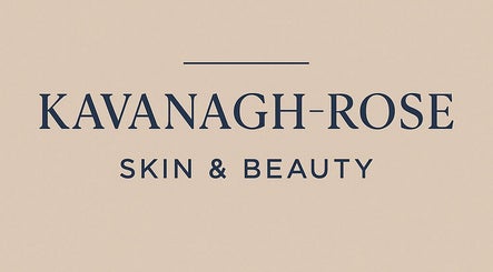 Kavanagh-Rose Skin logo on beige background, Long Ditton, England, GB.