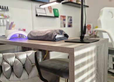 Modern beauty station at Janie Louise Aesthetics & Beauty, Burton Upon Trent, England, GB.