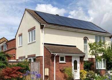Charming house with solar panels at Just Natural Therapies, Poole, England, GB.