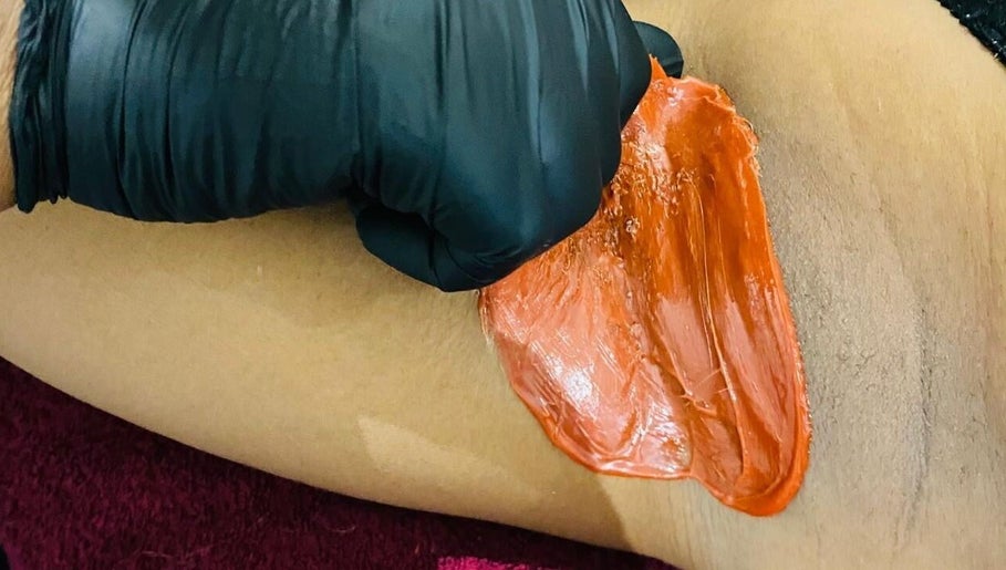 Waxing treatment at Ps beauty salon, Sandton, Gauteng, ZA creating smooth skin.