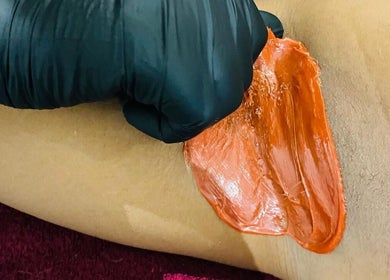 Waxing treatment at Ps beauty salon, Sandton, Gauteng, ZA creating smooth skin.