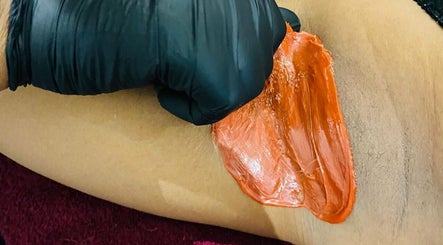 Waxing treatment at Ps beauty salon, Sandton, Gauteng, ZA creating smooth skin.