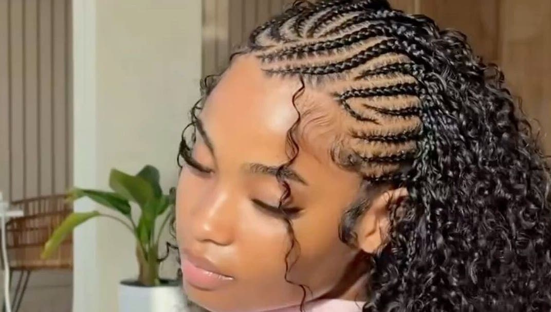 Intricate braided hairstyle at Randburg hair salon, Randburg, Gauteng, ZA. Perfect for any occasion.
