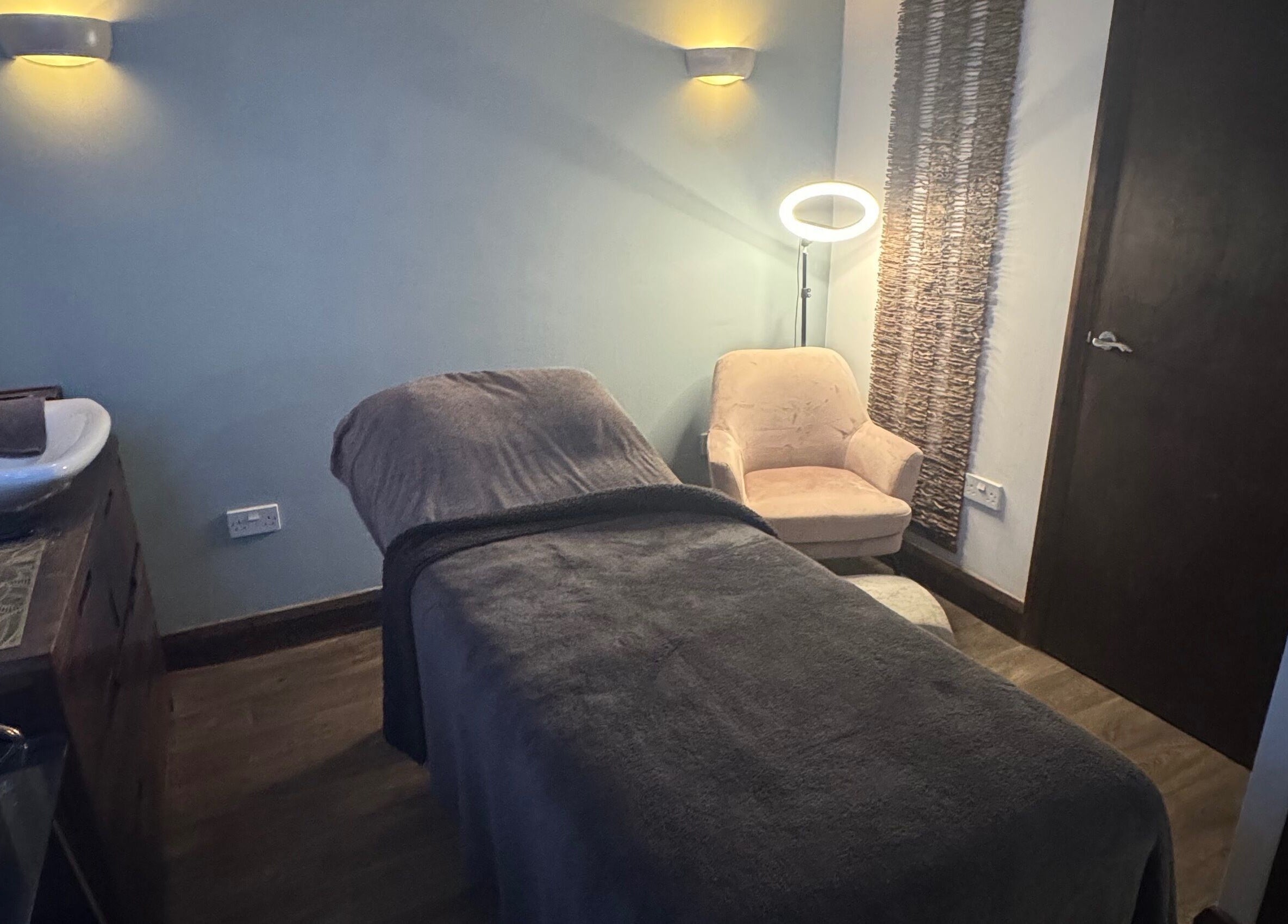 Cozy treatment room at Serenity Beauty & Massage, Rawmarsh, England, GB.