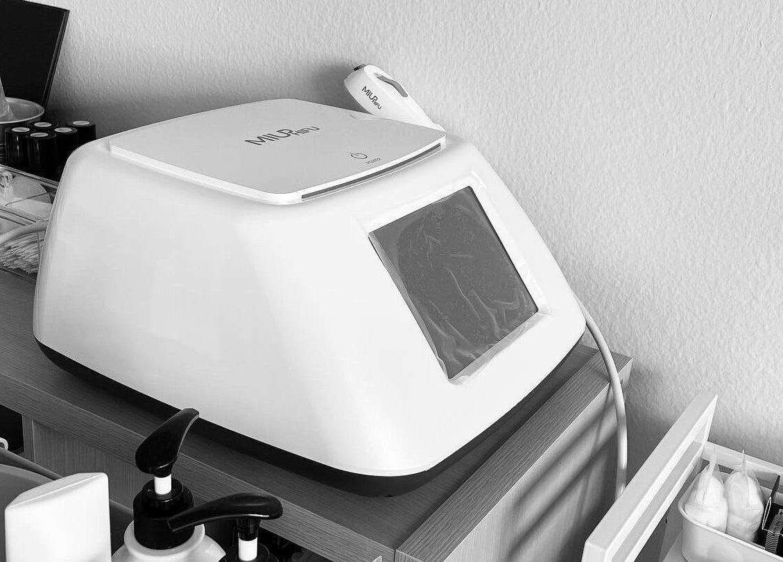 Advanced beauty equipment at J.brow_oc, Anaheim, California, US, offering cutting-edge skincare treatments.