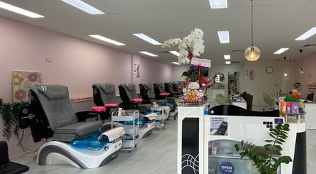 Relaxing pedicure chairs at Ivy Rose Nails Ormeau, Ormeau, Queensland, AU, creating a tranquil spa atmosphere.