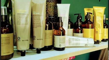 Natural hair care products at Blue Pacific Organic Salon, Suva, Central Division, FJ, offering eco-friendly solutions.
