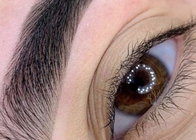 Perfectly groomed brow at Marvellous Nail & Beauty Spa, Melbourne, Victoria, AU.